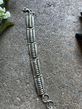 Load image into Gallery viewer, Native American Sterling Silver Link Bracelet. PA