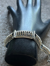 Load image into Gallery viewer, Native American Sterling Silver Link Bracelet. PA