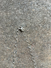 Load image into Gallery viewer, Navajo Sterling Silver Purple Spiny Oyster Choker Bar Chain Necklace 14 inch KY