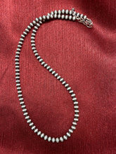 Load image into Gallery viewer, Sterling Silver 6 mm  Bead Necklace.