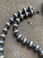 Load image into Gallery viewer, Sterling Silver 12mm 18 Inch Navajo Pearls Bead Necklace.
