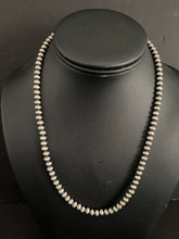 Load image into Gallery viewer, Sterling Silver  5 mm bead Necklace.