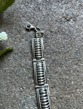 Load image into Gallery viewer, Native American Sterling Silver Link Bracelet. PA