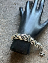 Load image into Gallery viewer, Native American Sterling Silver Link Bracelet. PA