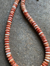 Load image into Gallery viewer, Sterling Silver Spiny Oyster Bead Necklace. 18.5 inch