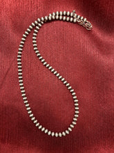 Load image into Gallery viewer, Sterling Silver  5 mm bead Necklace.