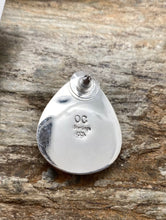 Load image into Gallery viewer, Navajo Sterling Silver Egyptian Turquoise Earrings. OC