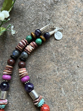 Load image into Gallery viewer, Tommy &amp; Rosita Singer T R Sterling Silver Purple Spiny Oyster Bead Necklace 20”