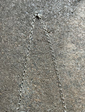 Load image into Gallery viewer, Navajo Sterling Silver Purple Spiny Oyster Choker Bar Chain Necklace 14 inch KY